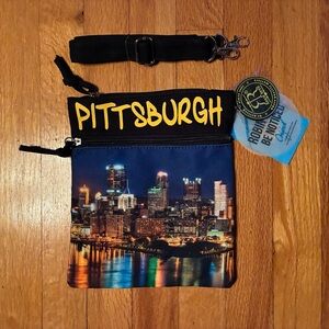 NEW Robin Ruth Pittsburgh Skyline Crossbody Bag
